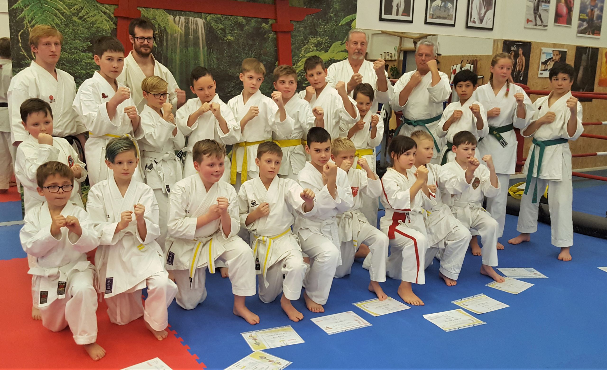 Zkoušky karate na vyšší technický stupeň - 12.2019
